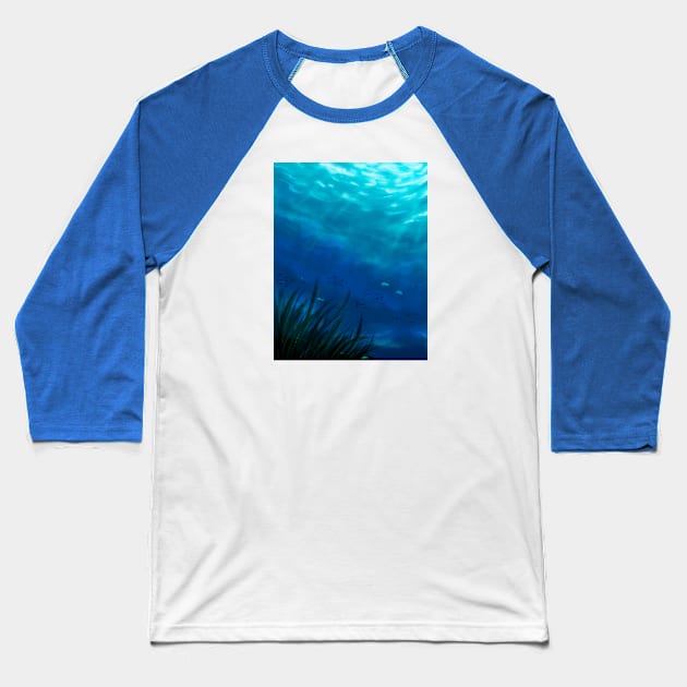 Under the sea Baseball T-Shirt by Velvet